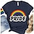 billige Cosplay til hverdagen, hettegensere og t-skjorter-LHBT LHBTQ T-skjorte Pride-skjorter Regnbue Stolthet Lesbisk Gay Til Unisex Voksne Halloween Karneval Maskerade Varmstempling Pride-parade Pride måned