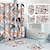 olcso Zuhanyfüggönyök-fürdőszobai dekorációs zuhanyfüggöny akasztókkal fürdőszoba dekoráció vízálló szövet zuhanyfüggöny szett 12 csomagos műanyag kampóval