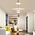 billige Øylys-2-Light 50 cm Enkelt design Anheng Lys Glass Akryl Multi Layer galvanisert Malte overflater Moderne Nordisk stil 85-265V