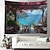 billige Ocean Beach Tapestry-Grækenland landskab hængende gobelin vægkunst stort gobelin vægmaleri indretning fotografi baggrund tæppe gardin hjem soveværelse stue dekoration
