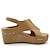 billige Sandaler til kvinner-plattformsandaler for kvinner med åpen tå utskårne slingback hæler mote sandaler med trekorn beige brune svarte sandaler