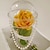 cheap Artificial Flowers &amp; Vases-Glowing Simulated Rose Beads Handheld Cup, Valentine&#039;s Day Simulated Rose Flower Gift, Mother&#039;s Day Simulated Rose Flower Gift, Suitable for Confession, Wedding, Birthday, Teacher&#039;s Day, Holiday, Party, Graduation, Activity Souvenir