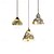 voordelige Hanglampen-led-hanglamp 1-lichts 15 cm helder glazen vorm met strak ontwerp moderne stijl slaapkamer kantoor geschilderde afwerkingen 110-240v
