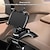 abordables Supports de voiture-Support de téléphone portable de voiture, support de navigation multifonctionnel rotatif pour miroir de tableau de bord de voiture