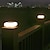 זול תאורת קירות חוץ-שמש חיצוני עמוד כובע אור עמיד למים גדר סולארית אור 30 led סיפון מרפסת גינה סופר בהיר עמוד אורות עבור 4x4 5x5 6x6 עמוד כובע עץ רק שמש אור לילה 1/2 יחידות