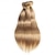 halpa 3 nippua aitoja kiharoja pidennyksiä-#27 hunajavaaleita hiuspidennyksiä remy hair weave valmiiksi värjätty brasilialainen #27 suorat kimput hiusten kudonta 3kpl