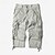 billiga Utomhus-Herr Capri Cargo Shorts Cargo-shorts Shorts Capribyxor Vandringsshorts Bensträng 6 fickor Slät Komfort Utomhus Dagligen Utekväll Mode Streetwear Svart Armégrön