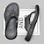 cheap Men&#039;s Sandals-Men&#039;s Leather Sandals Summer Sandals Slippers &amp; Flip-Flops Retro Walking Casual Daily Vacation Beach Comfortable Shoes Dark Grey Dark Brown