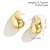 preiswerte Ohrringe-Damen Kreolen Birne Tropfen Kostbar Erklärung Diamantimitate Ohrringe Schmuck 1 # / 2 # / 3 # Für Hochzeit Party 1 Paar