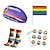 cheap Pride Outfits-Rainbow Pride Accessories Set Sweat-Absorbent Headband Socks 90Pcs Stickers Queer LGBT LGBTQ Adults&#039; Unisex Gay Lesbian for Pride Parade Pride Month Party Carnival