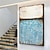 cheap Abstract Paintings-Abstract Skyline Painting hand painted Extra large wall art pain ting handmade blue landscape painting on canvas large wall art blue abstract mordern painting for Bedroom Living room painting