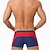 cheap Men&#039;s Boxer Swim Trunks-Men&#039;s Board Shorts Swim Shorts Swim Trunks Patchwork Drawstring Elastic Waist Color Block Comfort Quick Dry Short Holiday Beach Weekend Fashion Casual Black Red Micro-elastic