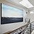 abordables Peintures à l&#039;huile-grand art mural fait à la main peinture abstraite de mer peint à la main extra grand art mural peinture de mer fait à la main peinture de paysage bleu sur toile peinture moderne abstraite bleue pour