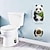 Недорогие Гаджеты для ванной-декоративные крышки для унитазов панда &amp; набор симпатичных чехлов на болты из прочной смолы