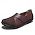 economico Slip-ons e mocassini da donna-mocassini slip-on da donna punta tonda comode scarpe basse appartamenti casual in ecopelle