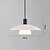 baratos Luzes pendentes-luminária pendente led 1 luz 30/40 cm formato de vidro transparente com design elegante acabamentos pintados estilo nórdico moderno 110-240v