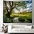 cheap Landscape Tapestry-Countryside Trees Landscape Hanging Tapestry Wall Art Large Tapestry Mural Decor Photograph Backdrop Blanket Curtain Home Bedroom Living Room Decoration