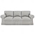 economico IKEA Copertine-Copridivano ektorp Copridivano trapuntato floreale in puro cotone 100% per divano 2 posti 3 posti serie ikea