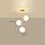 tanie Światła wiszące-Lampa wisząca led multi światła schody spiralne luksusowy dom 3 światła 28 cm szkło nowoczesny styl skandynawski kawiarnie biuro 110-240v