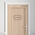 Недорогие Стикеры на стену-Приветственная наклейка для дома, семейные знаки, ванная комната, прачечная, хранение, английские вывески, дверные наклейки, съемные бытовые фоновые декоративные дверные наклейки