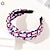 cheap Hair Styling Accessories-American Flag Knotted Headband Independence Day USA Patriotic Stars Stripes Twist Hair Accessories Wide Knot Holiday Fashion Holiday Styles for Women and Girls Gift