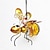 ieftine Sculptură și lumini de peisaj-led luminoase simulare insecte ornamente de fier creativ pandantive artizanale pictate cu aripi lungi furnici fluturi casa curte gradina decoratiuni pandantive 1buc