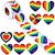 olcso Pride felvonulás dec-Valentin-napi büszkeség hónap matrica 1 hüvelyk-2,5 cm 1,5 hüvelyk-3,8 cm