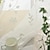 abordables Cortinas transparentes-Un panel de estilo pastoral coreano, cortina de gasa bordada de lino y algodón, sala de estar, dormitorio, comedor, estudio, cortina de gasa semitransparente