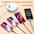 voordelige Mobiele telefoonkabels-4 in 1 usb-kabel voor iphone 3 in 1 usb a naar micro usb/type c/8 pin oplader kabel 3a snel opladen cabl voor huawei samsung xiaomi