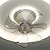 levne Světla pro stropní ventilátor-led stropní světlo ventilátoru 1 světlo 55 cm stmívatelné grandeals minimalistická akrylová ložnice kuchyně moderní severský styl 110-240v pouze stmívatelné pomocí dálkového ovládání