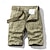 cheap Cargo Shorts-Men&#039;s Tactical Shorts Cargo Shorts Shorts Hiking Shorts Button Multi Pocket Geometric Wearable Short Outdoor Daily Camping &amp; Hiking 100% Cotton Fashion Classic Black Blue