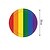 Χαμηλού Κόστους Pride Parade Δεκ-lgbt Ιουνίου rainbow party σετ χάρτινου πιάτου μιας χρήσης πολύχρωμα ριγέ πάρτι σερβίτσια μιας χρήσης