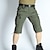 זול מכנסיים קצרים-בגדי ריקוד גברים מכנס טקטי מכנסיים קצרים שורטים מכנסיים קצרים לטיולי הליכה לַחְצָן כיס עם רוכסן אחיד עמיד למים נושם באורך הברך בָּחוּץ יומי מחנאות וטיולים מקרי / ספורטיבי להתאמן שחור ירוק צבא