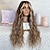 cheap Human Hair Lace Front Wigs-Unprocessed Virgin Hair 13x4 Lace Front Wig Layered Haircut Brazilian Hair Wavy Multi-color Wig 130% 150% Density Highlighted / Balayage Hair 100% Virgin Glueless Pre-Plucked For Women Long Human