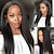cheap Human Hair Lace Front Wigs-Kinky Straight Lace Front Wigs Human Hair Pre Plucked With Baby Hair 150% Density Yaki Straight 13x4 Transparent HD Lace Wig Human Hair Wigs For Black Women
