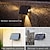 cheap Outdoor Wall Lights-Solar Powered Three Sided Luminous Wall Lamp Outdoor Wall Atmosphere Spotlight Wall Washing Lamp for Courtyard Garden Layout Wedding Festival Party Atmosphere Lamp 1PC