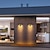 billiga utomhus vägglampor-led vägglampa 4w modern enkelhet utomhus vattentät aluminium vägglampa svart villa extern mode uteplats balkong trädgård dekoration rostskydd vägglampa exteriör armatur 110-240v