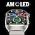 billige Værdiudvalg-TK16 Smart Watch 2.04 inch Smartur Bluetooth Skridtæller Samtalepåmindelse Aktivitetstracker Kompatibel med Android iOS Unisex Lang Standby Handsfree opkald Vandtæt IP 67 41mm urkasse