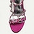 cheap Wedding Shoes-Women&#039;s Wedding Shoes Sparkling Shoes Bridal Shoes Rhinestone Crystal High Heel Stiletto Open Toe Elegant Luxurious Satin Zipper Silver Black White