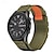 tanie Opaski do zegarków Samsung-Pasek do zegarka na Samsung Galaxy Watch 6/5/4 40/44mm, Galaxy Watch 5 Pro 45mm, Galaxy Watch 4/6 Classic 42/46/43/47mm, Watch 3, Active 2, Gear S3 S2 Nylon Zastąpienie Pasek Pleciony Luksusowy