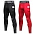 cheap Men&#039;s Cycling Clothing-Men&#039;s Compression Pants Running Tights Leggings with Phone Pocket Base Layer Athletic Winter Spandex Breathable Sweat wicking Power Flex Fitness Gym Workout Running Skinny Sportswear Activewear Solid