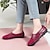economico Slip-ons e mocassini da donna-mocassini slip-on da donna punta tonda comode scarpe basse appartamenti casual in ecopelle