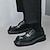 abordables Oxfords Homme-Homme Oxfords Rétro Chaussures formelles Chaussures à carreaux de style britannique Entreprise Britanique Gentilhomme britannique Extérieur du quotidien Polyuréthane Augmentation de la hauteur