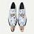 billiga Slip-ons och loafers till herrar-Herr Tofflor och Slip-Ons Formella skor Finskor Läder Italienskt fullkornigt kohud Bekväm Halksäker Loafers Ljusblå