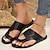 cheap Women&#039;s Slippers &amp; Flip-Flops-Women&#039;s Sandals Flats Slippers Flat Heel Round Toe Casual Minimalism Walking PU Loafer Black White