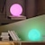 halpa Vedenalaiset valot-uima-altaan led-valo, led-pieni yövalo 16 värin säädettävä pyöreä pallo yövalo, ulkona vedenpitävä led valaiseva pyöreä pallolamppu sisäpihan kokoontumisfestivaalitunnelmalamppu 1kpl