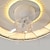 billige Loftsventilatorlamper-led loft ventilator loft hængende globus over bord dæmpbar 1-lys 50 cm enkelt design 3-farve-lys akryl malet finish moderne nordisk stil spisestue 110-240v kun dæmpbar med fjernbetjening