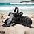 cheap Men&#039;s Sandals-Men&#039;s Sandals Leather Sandals Plus Size Slingback Sandals Walking Beach Daily Cowhide PU Waterproof Breathable Wear Proof Loafer Dark Brown Black Summer