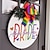 billige Pride Parade dec-2 stk rainbow pride velkomstdørskilt træbøjle boligindretning træskilt vægdekoration bøjle