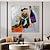 abordables arte callejero-Fred flintstone 100% pintado a mano graffiti art pintura pop art decoración de pared pintura para sala de estar arte de pared para oficina pintura de dibujos animados